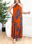 Vestido Halter Naranja